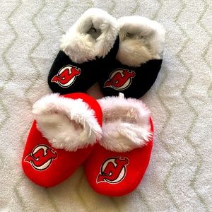 New Jersey Devils Toddler Slippers